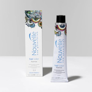 Calidad italiana Nouvelle Nueva generación Color de cabello Matices 7,12 100 ML Tinte de cabello natural Sin amoníaco con antioxidante natural - Product Image 3