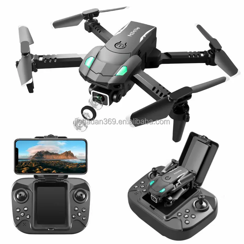 S128 Folding Drohne Quadcopter Headless Mode 2.4G Mini RC Intelligent Obstacle Avoidance HD 4K Single Dual Camera Drone