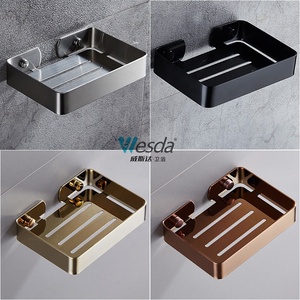 Bandeja <span class=keywords><strong>de</strong></span> jabonera <span class=keywords><strong>de</strong></span> Metal WESDA, soporte <span class=keywords><strong>de</strong></span> esponja montado en la pared para baño, cocina, <span class=keywords><strong>ducha</strong></span>, para hoteles, venta al por mayor - Product Image 2