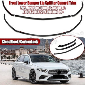 Par de Alerones Delanteros Inferiores para Mercedes-Benz Clase A W177 A180 A200 A220 A250 para AMG 2019 2020 2021 2022+ - Product Image 1
