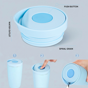 Vaso de Café Helado de Acero Inoxidable con Aislamiento al Vacío, Personalizado con Logotipo, 12 oz, Reutilizable, con Tapa de Botón - Product Image 4
