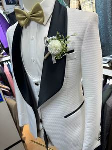 Trio de Costume Aristocratique pour <span class=keywords><strong>Homme</strong></span> Confection de Qualité Souveraine Blazer Pantalon Gilet Grandes Tailles pour Cérémonies Nobel Présidentielles - Product Image 2