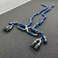 Système d'échappement Catback à soupapes OEM pour Porsche Cayenne 4.8T, échappement en alliage de titane de course, tuyau d'échappement Catback