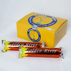 Golden River 40mm runde schnell brennende Holzkohle Custom Brikett für Shisha Shisha Verpackung