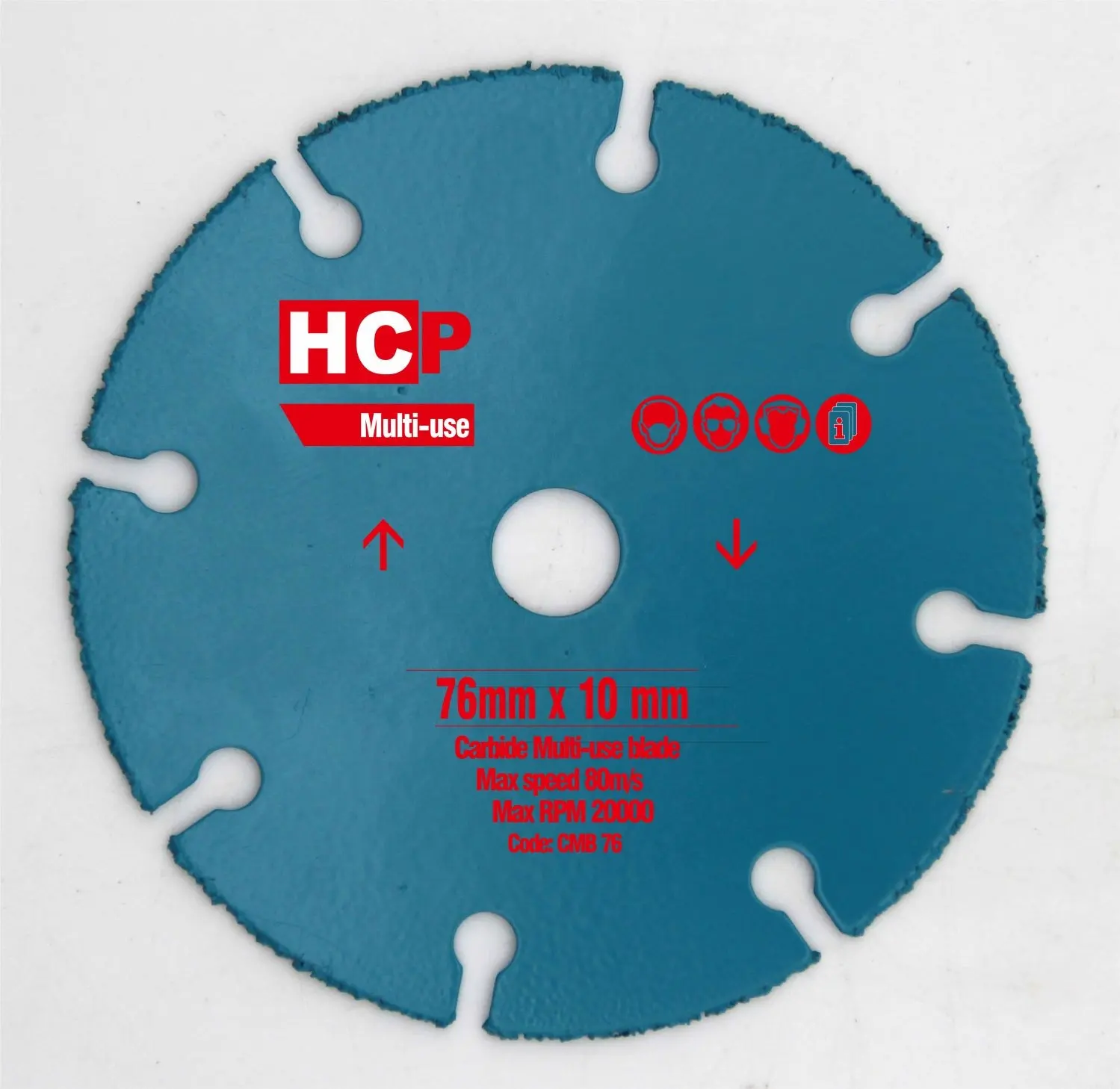 HCP karbür kesme tekerleği 3 "76mm Tungsten karbür aşındırıcı çok amaçlı testere kesme bıçağı PVC/alçı/cam elyaf/kauçuk