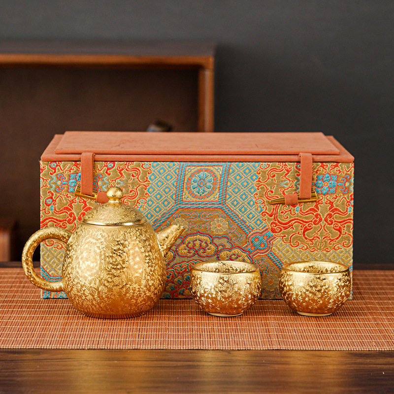 Gold tea set 7