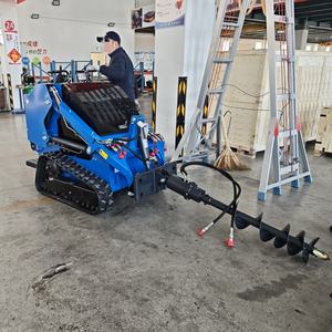 جرافات كهربائية صغيرة مع محرك كوبوتا لقص الجزازة مع مثقاب - Product Image 1