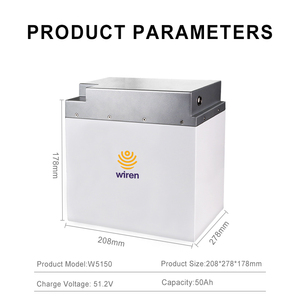 Batería de Litio Recargable LiFePO4 Wiren W5150 51.2V 50Ah para Carrito de Golf y Carro de Golf Eléctrico con 6000 Ciclos - Product Image 6