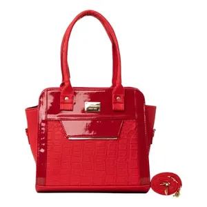Bolso de mano rojo para mujer Fana Amira M3742 Premium con bolsillo con cremallera, accesorio de moda para adultos - Product Image 1