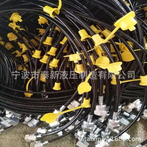 Taixin Hydraulics HF Series <b>Miniature</b> High Pressure Hose Connector Assembly Steel Fitting 7250psi Hydraulic Tools Accessories - Product Image 5