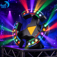 Vente directe usine – Projecteur laser mobile 100W à 3 bras, faisceau lumineux RGB DMX512, effet stroboscopique pour DJ, discothèque, soirée