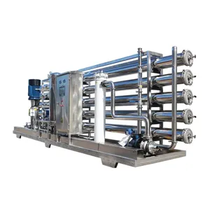 Mesin penyaring air minum Mineral Ultra penyaringan UF industri peralatan pemurni murni dengan pompa pertanian kapal tekanan