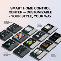 Panel de Control Táctil Tuya Smart Home, con 4 Botones, Pantalla Táctil y Función de Conexión con Toda la Casa