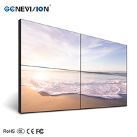 Mur vidéo LCD 46 49 55 pouces 2K 4K DID avec lunette super étroite de 3.5mm pour moniteur commercial intérieur CCTV Support 2x2 3x3 Splicing