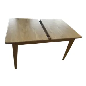 Table de salle à manger en bois en bois peu encombrant réglable et extensible Table de cuisine Table à manger extensible