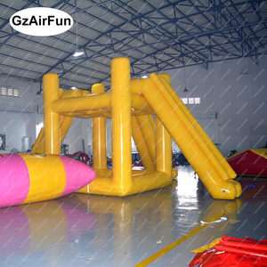 Thương mại cấp ngoài trời <span class=keywords><strong>Inflatable</strong></span> <span class=keywords><strong>blob</strong></span> nền tảng trượt nước chơi Thiết bị cho trò chơi dưới nước ngoài trời - Product Image 4