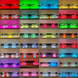 Panneau lumineux LED Angel Wing Devil's Eye Pixel Télécommande Animation Display Lighting for Truck Car Board Windshield 12V 24V - Product Image 5