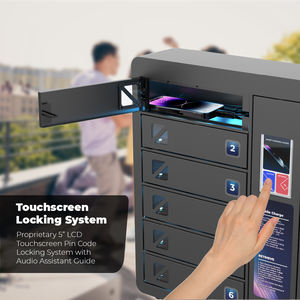 Y2 Power PD20W Chargeur ultra-rapide avec casier, <span class=keywords><strong>6</strong></span> emplacements, interface graphique avec assistant vocal, guide avec téléphone, parfait pour les bars, les bureaux - Product Image 5