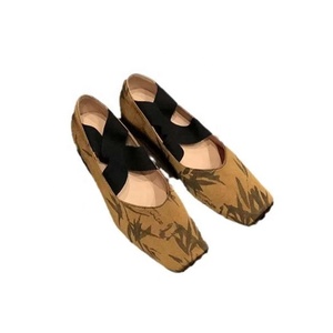 2025 nouveau Style chinois brodé croix cravate Ballet bout carré femme printemps été bambou ombre pour <span class=keywords><strong>les</strong></span> femmes - Product Image 2