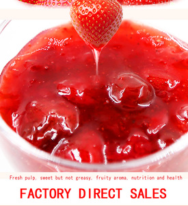 Doking อร่อยสตรอเบอร์รี่แยมซอสสตรอเบอร์รี่สำหรับเครื่องดื่มซอฟท์เบเกอรี่ขนมหวาน - Product Image 5