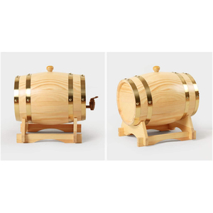 Barril Moderno de Pino de <span class=keywords><strong>3</strong></span> Litros para Bodas - Personaliza tu Propia Cerveza, Whisky, Vino, <span class=keywords><strong>Ron</strong></span> o Tequila con Color Madera - Product Image 2