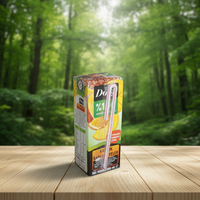 Emballage en brique aseptique mince de 200 ml pour jus, vin, thé - Biodégradable, écologique, prix bas garanti, emballage sécurisé, Chine