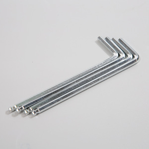 Clé hexagonale de type L 3 mm, longueur 44 mm, acier trempé, qualité industrielle, jeu de clés Allen métriques - Product Image 2