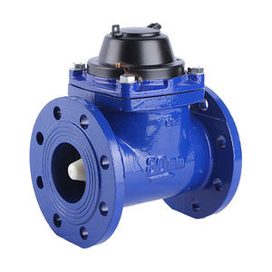 Distributor flens tipe Dial kering dapat dilepas meteran aliran air mekanik 6 inci - Product Image 3