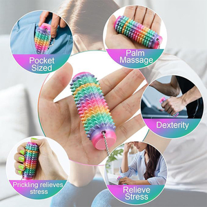 Little Ouchies Fidget Tragbares Stimulationswerkzeug Taschen-Fidget-Spielzeug Schmerzstimulations-Fidget 3D-Gedruckter Schlüsselanhänger Stacheliger Grippie Stim - Product Image 5