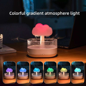 Humidificador de gotas de <span class=keywords><strong>lluvia</strong></span> 2 en 1, aromaterapia de ruido blanco, 7 colores, luces nocturnas, 200ml, difusor de aromaterapia relajante <span class=keywords><strong>y</strong></span> <span class=keywords><strong>para</strong></span> <span class=keywords><strong>dormir</strong></span> - Product Image 3