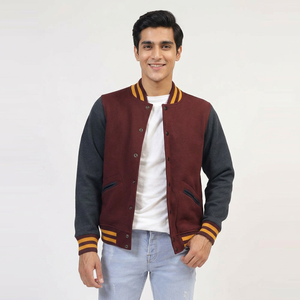 Nouvelle Collection 2025 – Blouson Teddy Homme Personnalisé en Coton Polaire – Veste de Baseball et Blouson Universitaire pour Hommes – Vente en Gros - Product Image 1