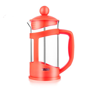 OEM Plastic <strong>Coffee</strong> <strong>Plunger</strong> with Stainless Steel filter glass French Press <strong>Coffee</strong> Tea Maker - Product Image 4