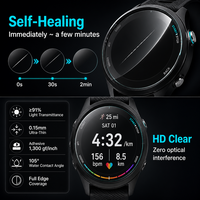 Protector de Pantalla Autorreparable para Reloj Inteligente Garmin Forerunner 265, Película de Hidrogel TPU Precortada, Marco de Instalación OEM, Venta al Por Mayor