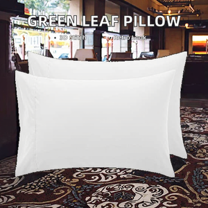 New Design Green <b>Leaf</b> Embroidered Vintage Floral Knitted 100% Organic Cotton Throw 18x18 Inch Square Pillow Case for Hotel Home - Product Image 2
