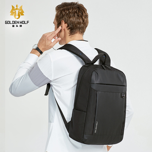 Zaino <span class=keywords><strong>per</strong></span> Laptop da uomo in tela multifunzione personalizzato di alta qualità con porta di ricarica USB - Product Image 5