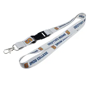 Fashion Design Custom Double Sided Key Lanyard Free Promotional Gift Lanyards Sublimation Business Print Accessories Silk