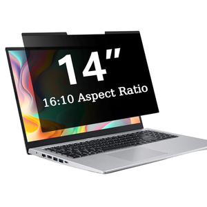 Filtro de pantalla de privacidad para portátil de 14 pulgadas magnético extraíble 16:10 Protector de pantalla ancha Material <span class=keywords><strong>PET</strong></span> antideslumbrante 2.5D Radian - Product Image 1