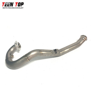 Tubo de titanio ligero para motocicleta <span class=keywords><strong>Supermoto</strong></span> de 4 tiempos todoterreno, para Husqvarna <span class=keywords><strong>701</strong></span> Enduro, Husqvarna <span class=keywords><strong>701</strong></span> SMHeader, tubo de escape para motocicleta - Product Image 2
