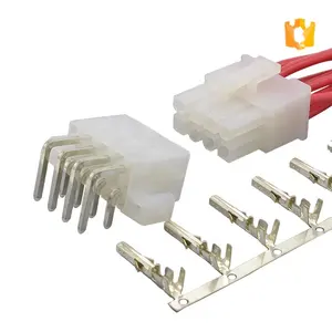 KR4200 Molex mini-fit 2 3 4 5 6 Pin kawat Pitch 4.2 baris ganda konektor papan untuk peralatan listrik industri