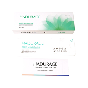 HADURAGE Derm 24mg 10ml Gel de comblement cutané injectable à l'<span class=keywords><strong>acide</strong></span> <span class=keywords><strong>hyaluronique</strong></span> pour le volume des lèvres et du visage, usine OEM, ISO&CE, <span class=keywords><strong>prix</strong></span> de gros - Product Image 5