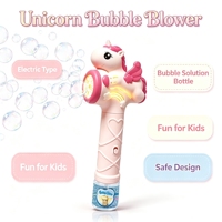 Nouveau pistolet à bulles électrique style cheval arc-en-ciel YT, jouet en plastique pour bébé, jeu d'extérieur amusant pour enfants