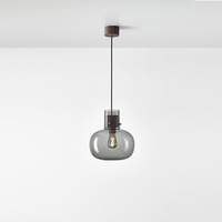 Suspension en verre pour fond de salon moderne et simple Barre lumineuse nordique design pour hôtel Lustre pour bouteille en verre de bar