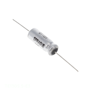 ตัวเก็บประจุแบบ Through Hole รุ่น TE1305.5-E3 ของแท้ 25 ยูเอฟ อลูมิเนียม 25UF 50V แบบแกน - Product Image 1