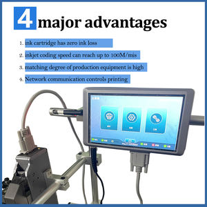Étiquette d'impression jet d'encre numérique pour la date et le numéro de lot pour les cartons, les métaux, les produits alimentaires et médicaux sur les matériaux flexibles et les matériaux en forme d'œuf - Product Image 4