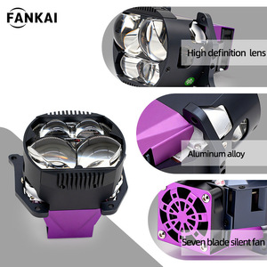 FANKAI <b>Led</b> <b>Headlight</b> 80W 30000Lm 6000K 12V Universal Retrofit Car Light With High Definition Lens And Aluminum Alloy Body - Product Image 1