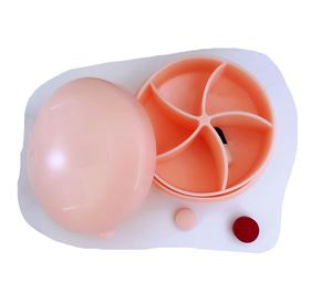 Plastic 5 Compartment Pill <b>Container</b> | Handy Box <b>for</b> Vitamins, <b>Tablets</b> & Capsules - Product Image 2