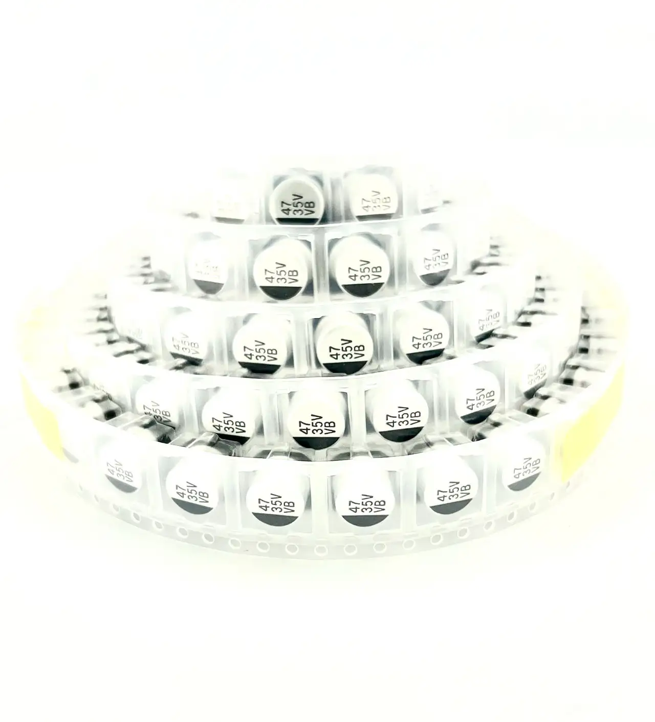 SMD 35V47uF 6.3*5.4 2000 jam kapasitor elektrolitik aluminium tipe SMD