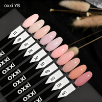 OXXI YB 19 Sets de vernis à ongles en gel UV LED de créateurs français, série rose, flacon pour salon de manucure professionnel