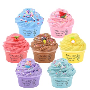 Kit de Slime de Mantequilla de Alta Calidad, Mini Slime con Adornos Lindos, Slime Preelaborado Perfumado, Suministros para Fiestas, Juguete Suave y Elástico para Aliviar el Estrés - Product Image 1