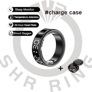 Anillo Inteligente con Pantalla SR10 Personalizada, Resistente al Agua <span class=keywords><strong>5ATM</strong></span>, Control de Fotos, Frecuencia Cardíaca, Salud, para Mujer - Product Image 4